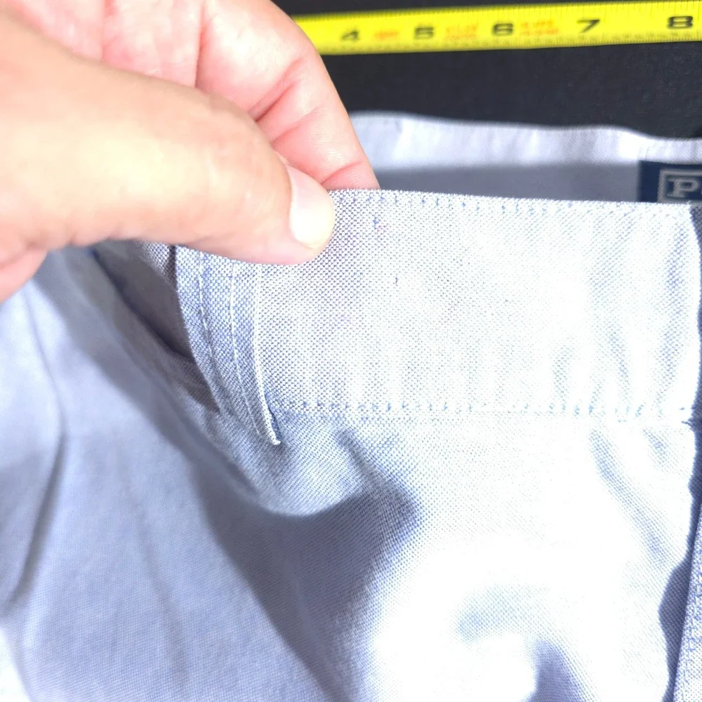 Polo by Ralph Lauren Men Blue Chino Pants Cotton Casual Trousers 34 x 27 Preppy